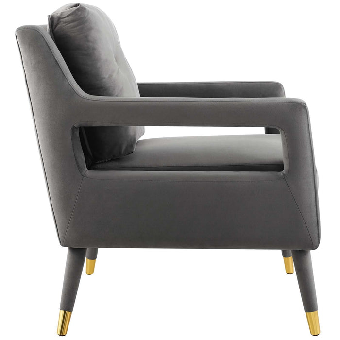 Premise Accent Lounge Performance Velvet Armchair