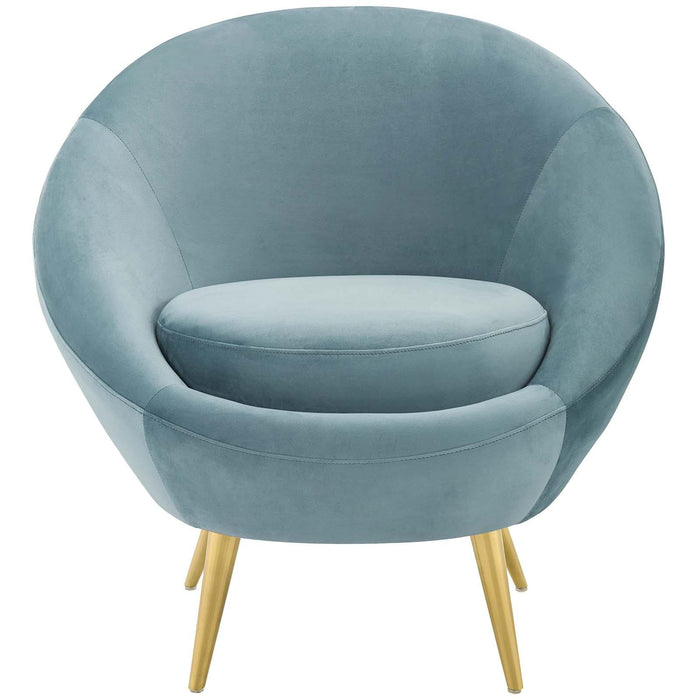 Circuit Performance Velvet Accent Chair