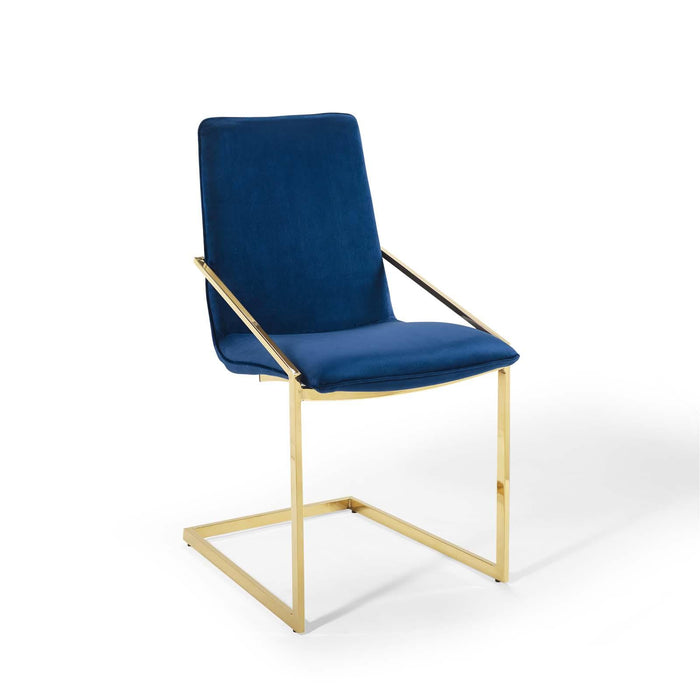 Pitch Performance Velvet Dining Armchair