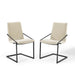 Pitch Dining Armchair Upholstered Fabric Set of 2 image
