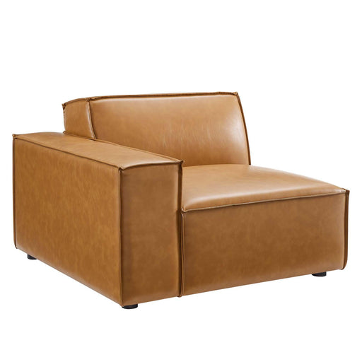 Restore Right-Arm Vegan Leather Sectional Sofa Chair image