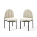 Isla Dining Side Chair Upholstered Fabric Set of 2 image