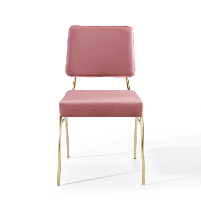 Craft Performance Velvet Dining Side Chair