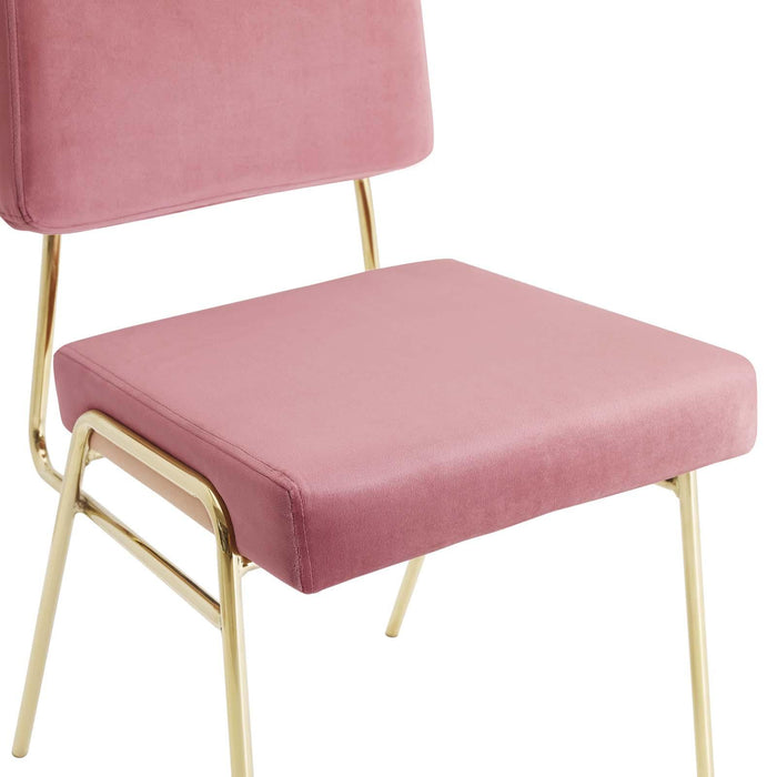 Craft Performance Velvet Dining Side Chair