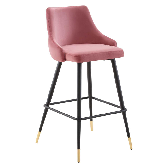 Adorn Performance Velvet Bar Stool Set of 2