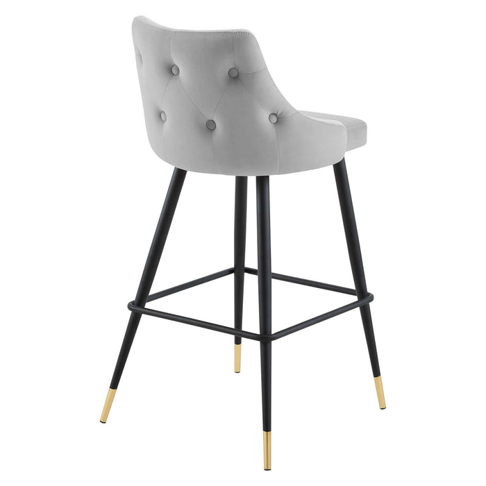 Adorn Performance Velvet Bar Stool