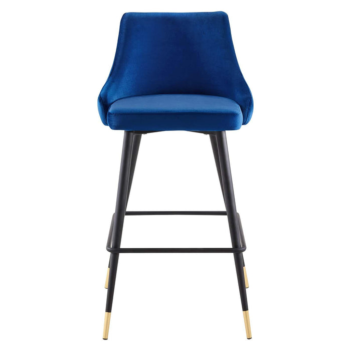 Adorn Performance Velvet Bar Stool