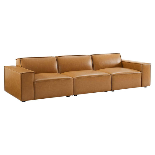 Restore Vegan Leather 3-Piece Sofa image
