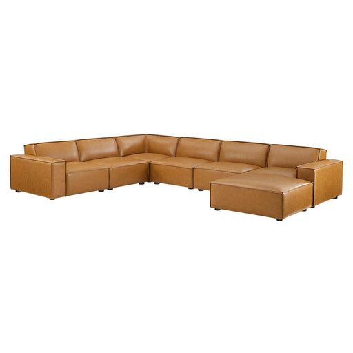 Restore 7-Piece Vegan Leather Sectional Sofa image