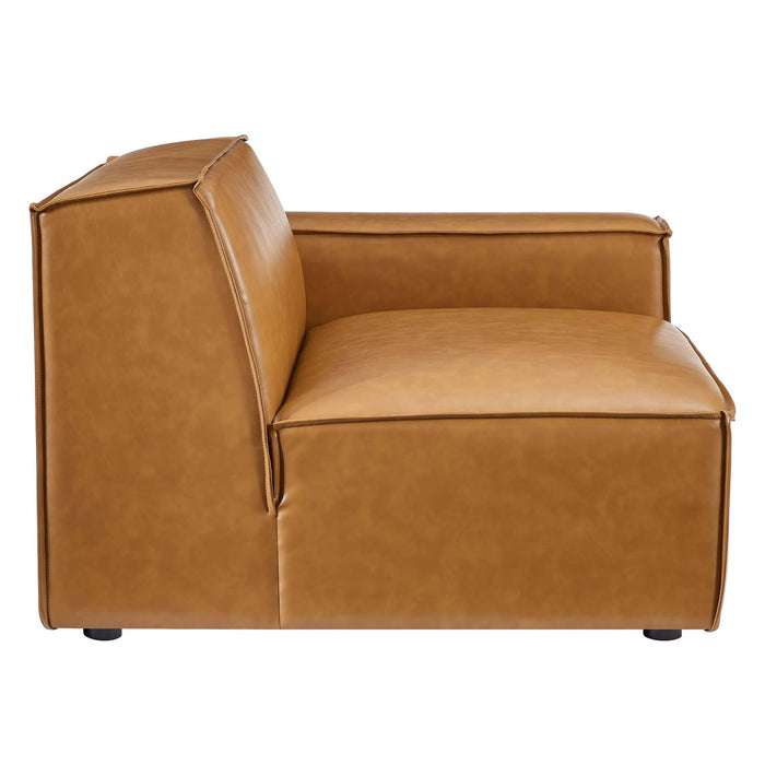 Restore 4-Piece Vegan Leather Sectional Sofa