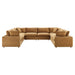 Commix Down Filled Overstuffed Performance Velvet 8-Piece Sectional Sofa image
