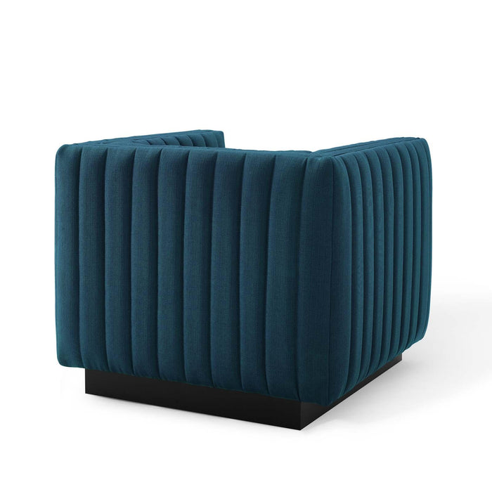 Conjure Tufted Upholstered Fabric Armchair