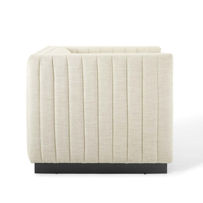 Conjure Tufted Upholstered Fabric Armchair