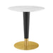 Zinque 28" Artificial Marble Dining Table image
