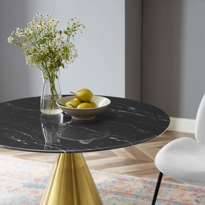 Tupelo 36" Artificial Marble Dining Table