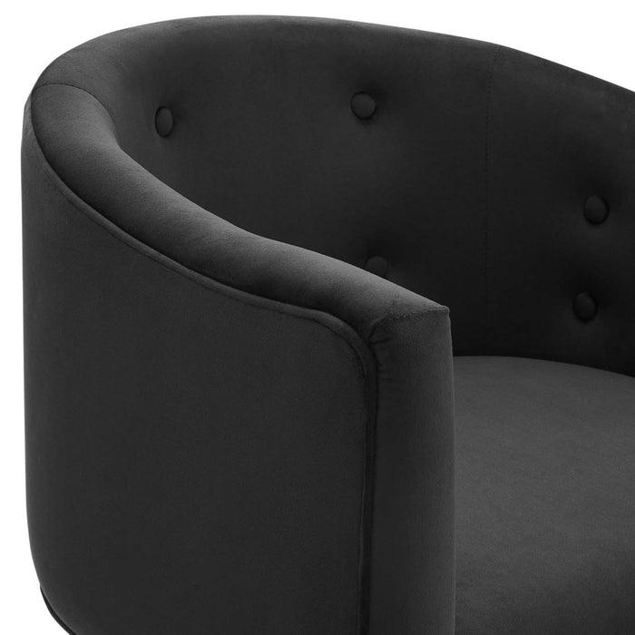 Savour Tufted Performance Velvet Accent Chairs - Set of 2