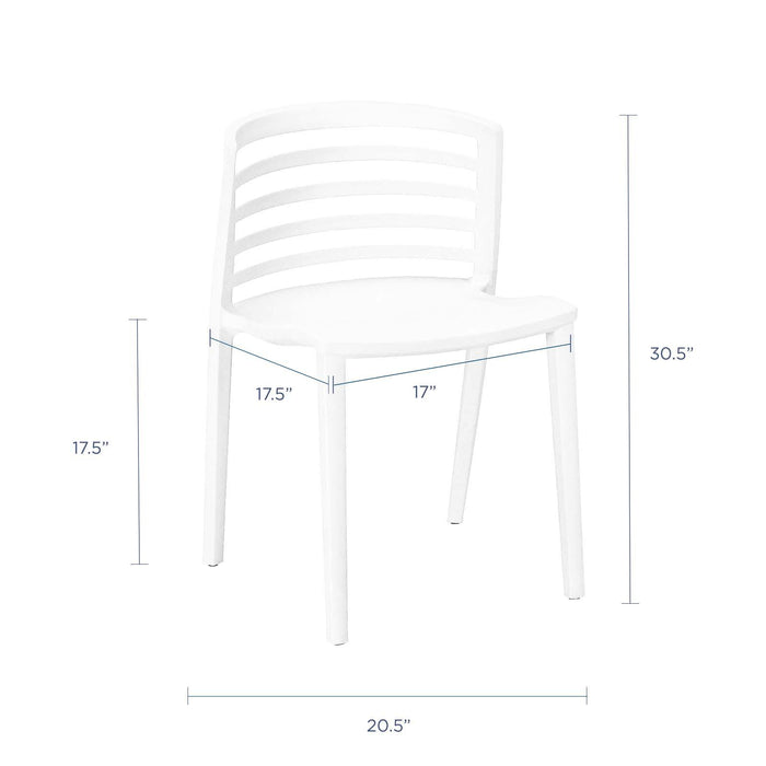 Curvy Dining Chairs Set of 2