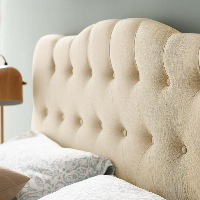 Annabel King Upholstered Fabric Headboard