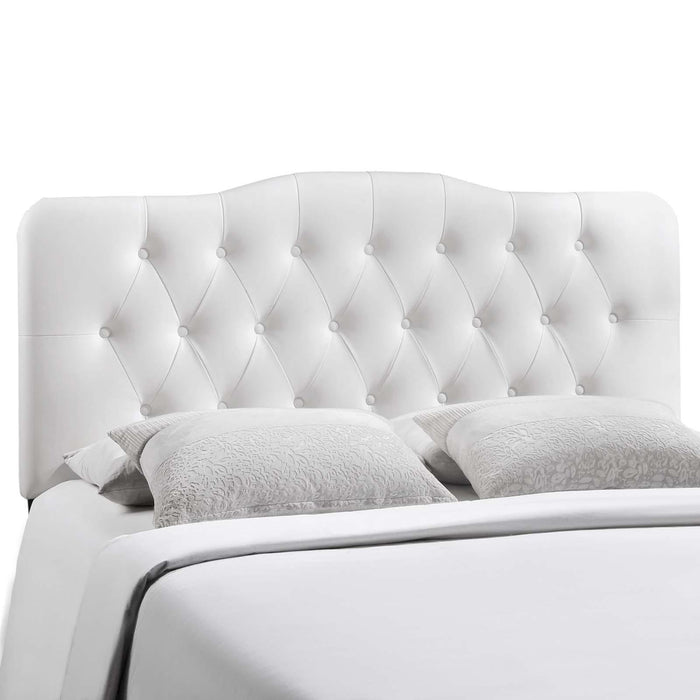 Annabel King Upholstered Vinyl Headboard