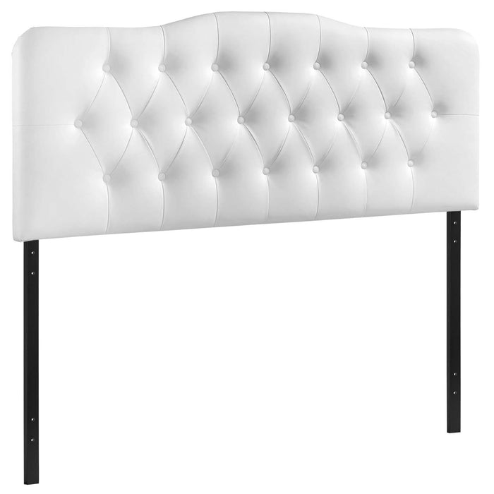 Annabel King Upholstered Vinyl Headboard