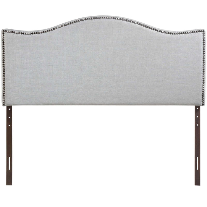 Curl Full Nailhead Upholstered Headboard