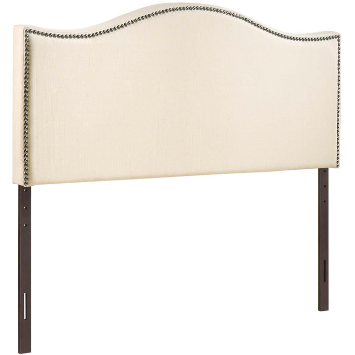 Curl Full Nailhead Upholstered Headboard