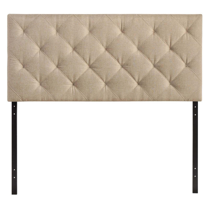Theodore Queen Upholstered Fabric Headboard
