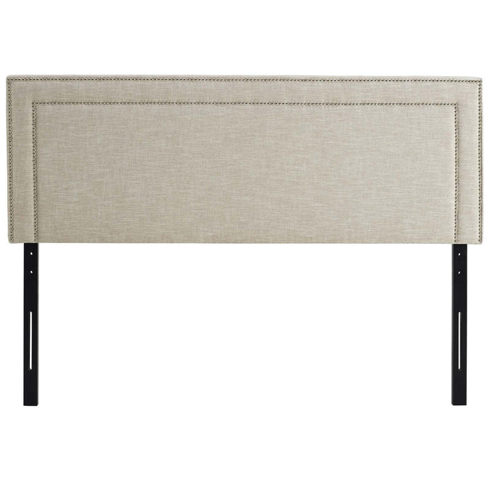 Jessamine King Upholstered Fabric Headboard