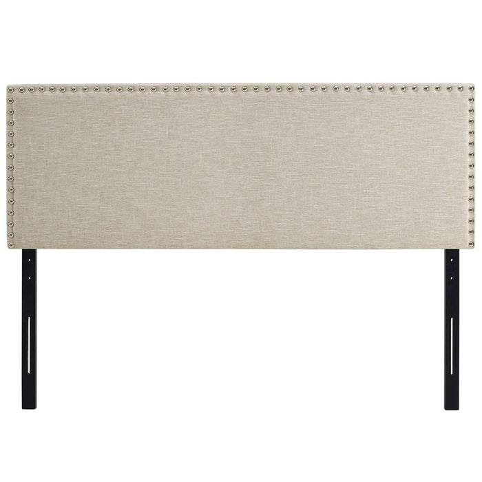 Phoebe Queen Upholstered Fabric Headboard