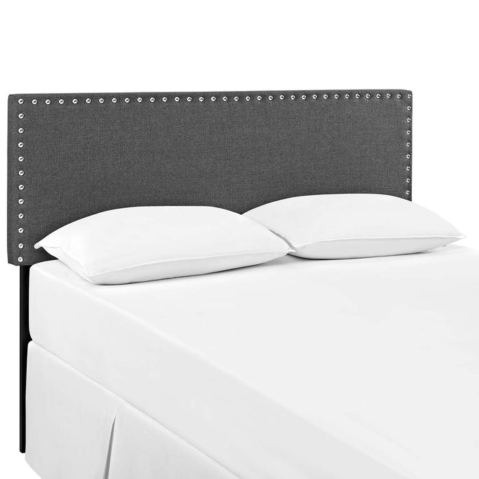 Phoebe Queen Upholstered Fabric Headboard