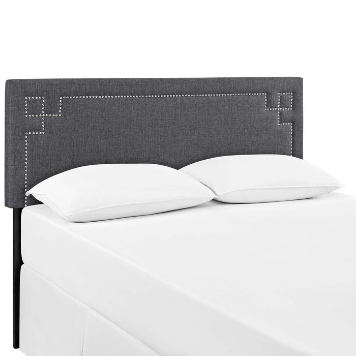 Josie King Upholstered Fabric Headboard