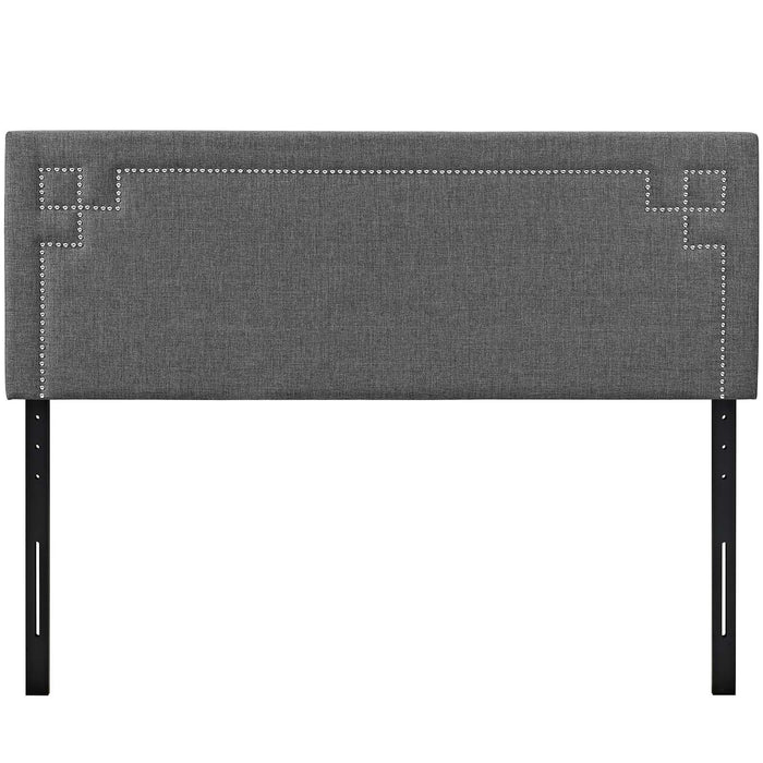 Josie Queen Upholstered Fabric Headboard