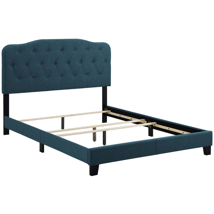 Amelia Twin Upholstered Fabric Bed