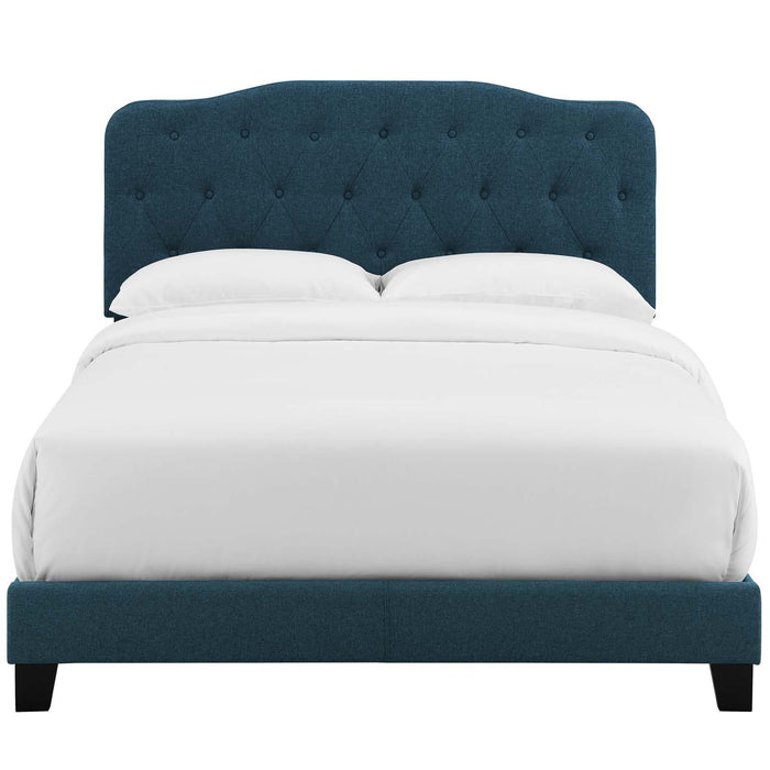 Amelia Twin Upholstered Fabric Bed