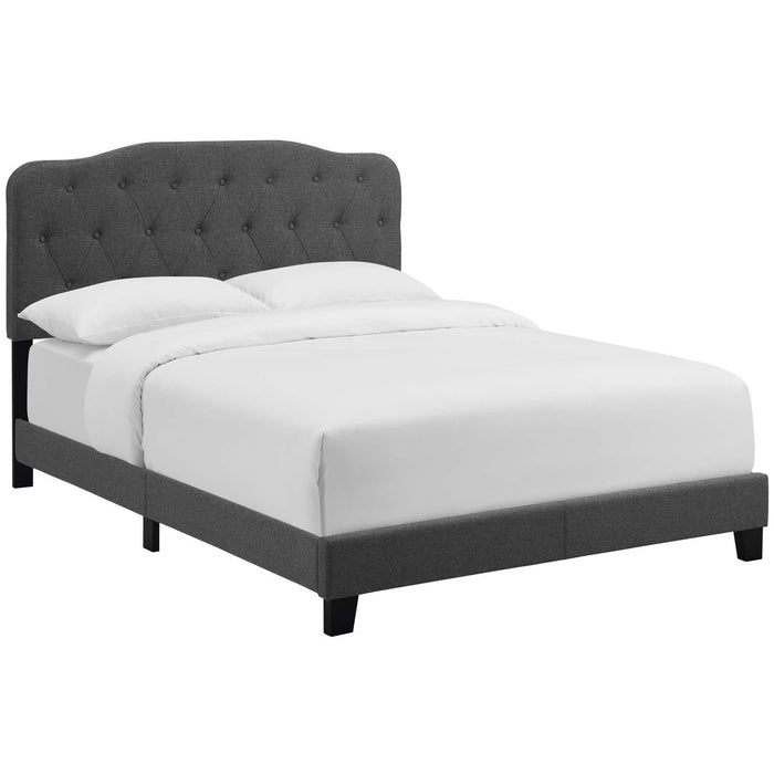 Amelia Twin Upholstered Fabric Bed