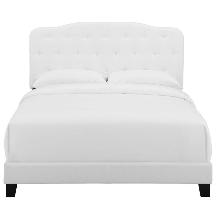 Amelia Twin Upholstered Fabric Bed