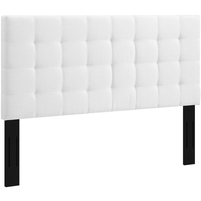 Paisley Tufted Twin Upholstered Linen Fabric Headboard