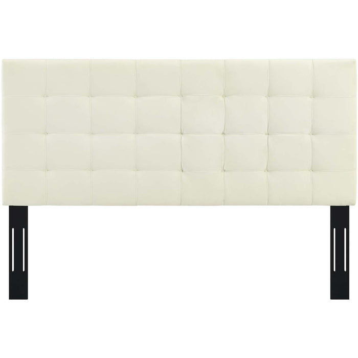 Paisley Tufted Twin Upholstered Performance Velvet Headboard