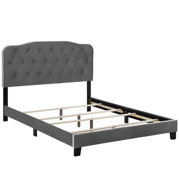 Amelia Twin Performance Velvet Bed