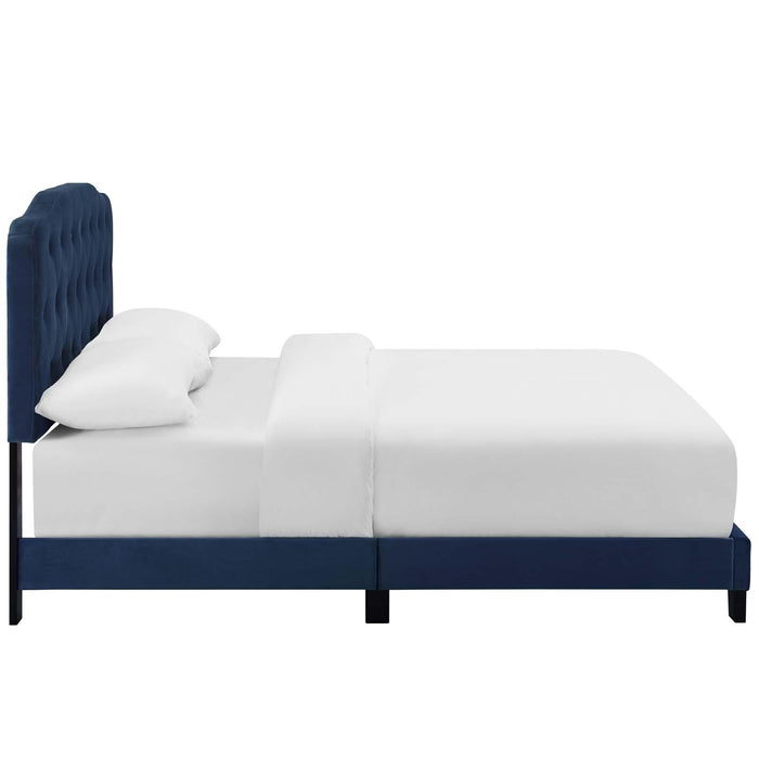 Amelia Twin Performance Velvet Bed