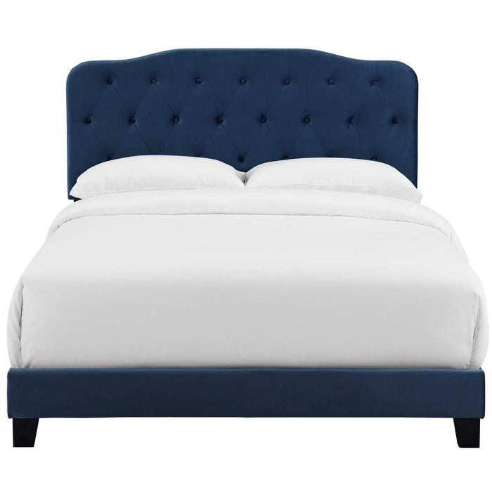 Amelia Twin Performance Velvet Bed