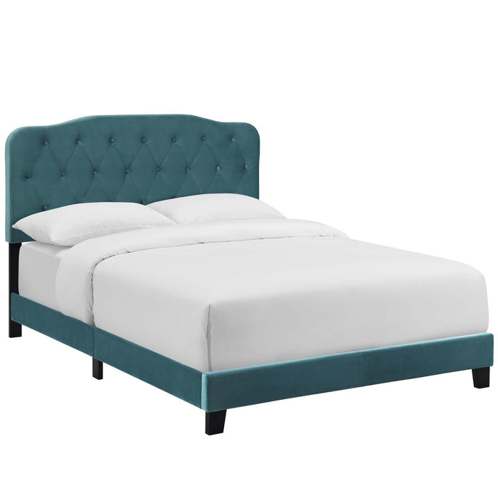 Amelia Twin Performance Velvet Bed