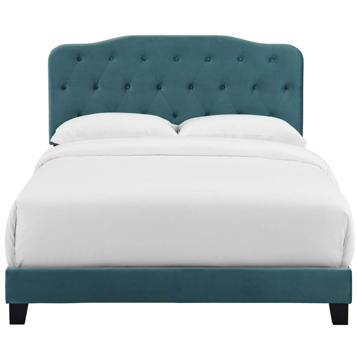 Amelia Twin Performance Velvet Bed