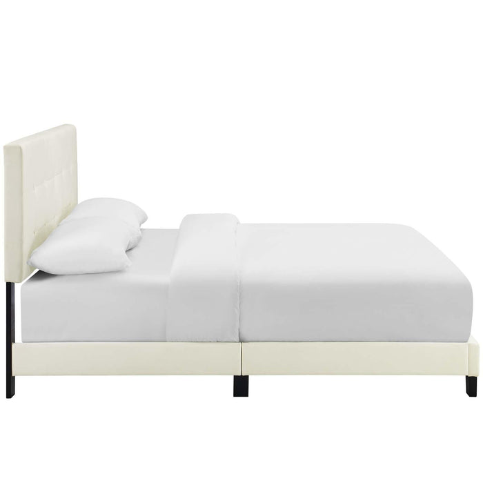 Amira Twin Performance Velvet Bed