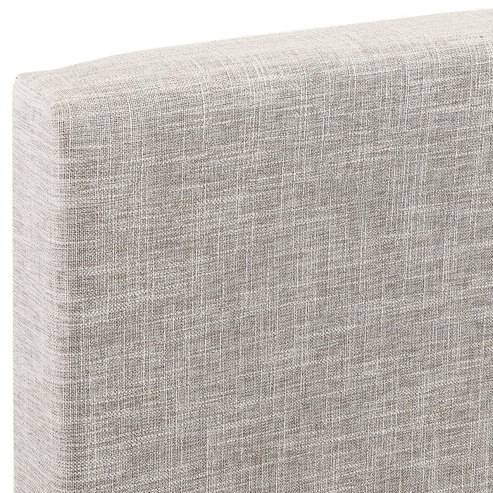 Taylor Twin Upholstered Linen Fabric Headboard