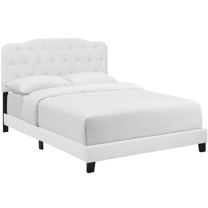 Amelia Twin Faux Leather Bed