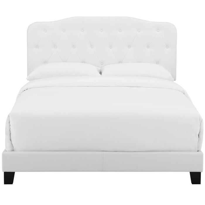 Amelia Queen Faux Leather Bed