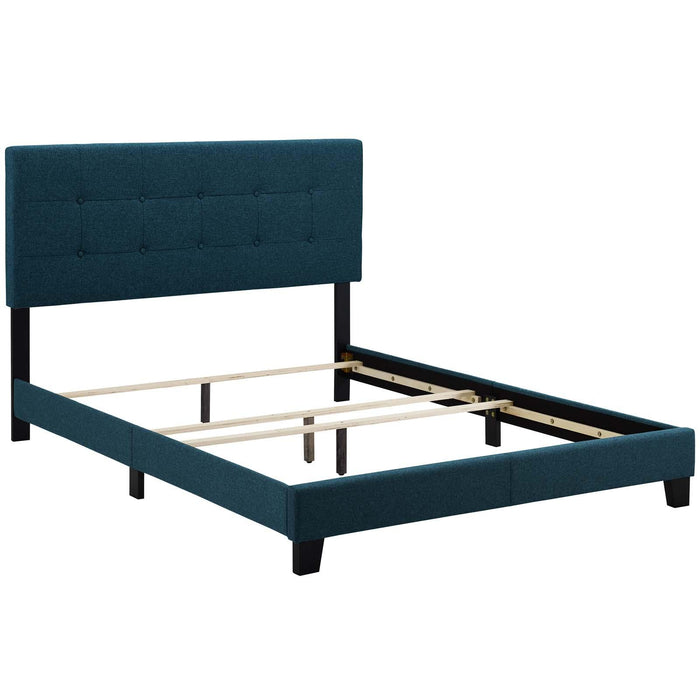 Amira Twin Upholstered Fabric Bed