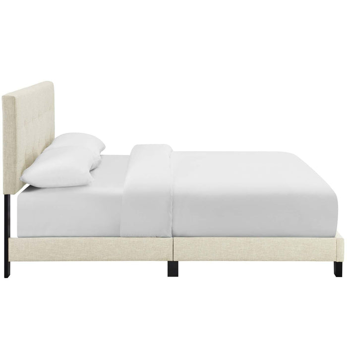 Amira Twin Upholstered Fabric Bed