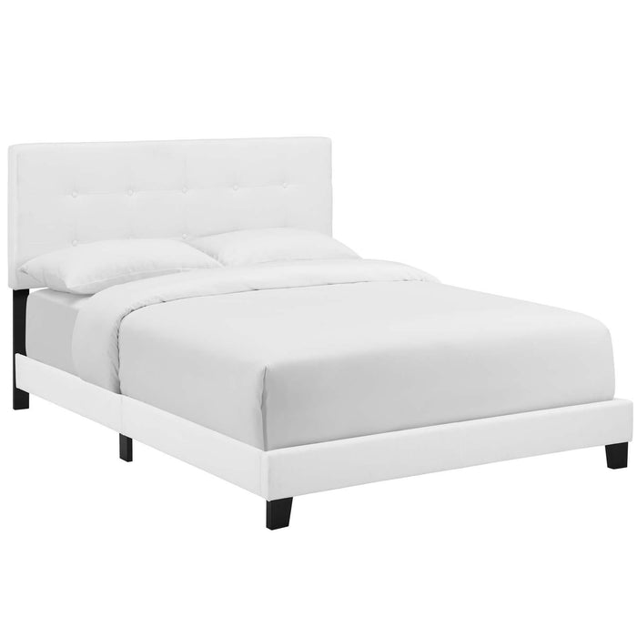 Amira Queen Upholstered Fabric Bed